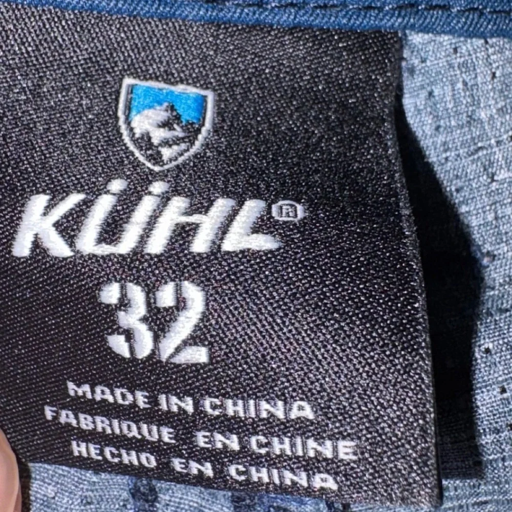 Kuhl Blue Hybrid Shorts Mens 32 Outdoor Hiking Water Boardshorts Pocket